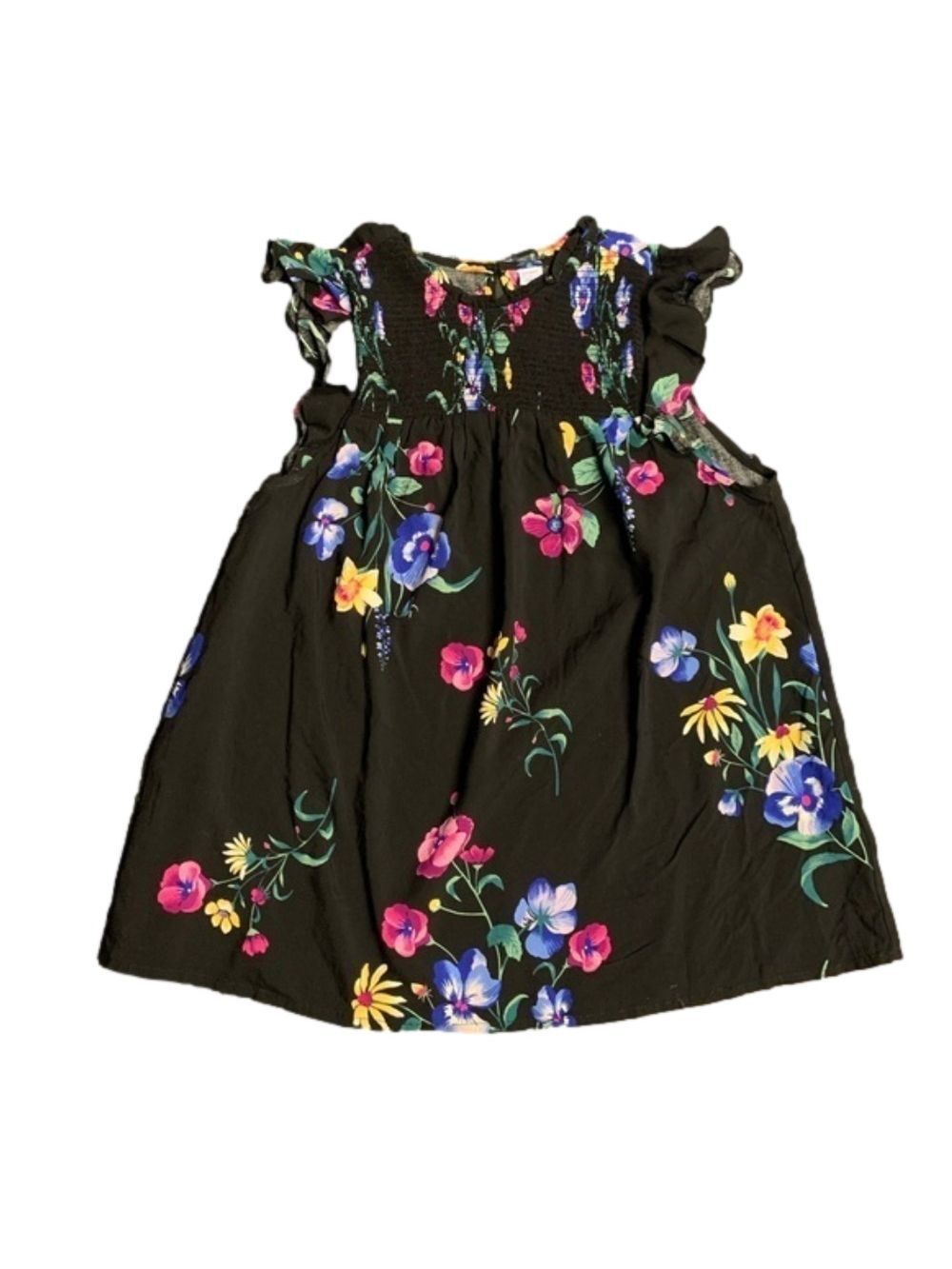 NWOT Old Navy Black Floral Blouse